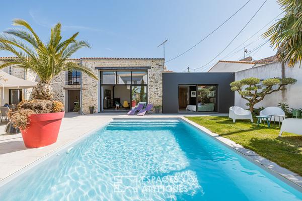 Ancien chai devenu écrin contemporain