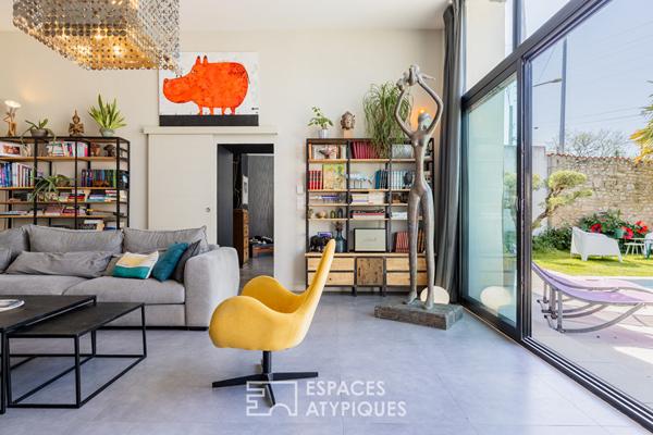 Ancien chai devenu écrin contemporain