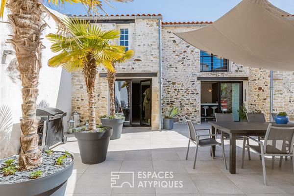 Ancien chai devenu écrin contemporain