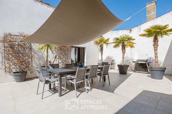 Ancien chai devenu écrin contemporain