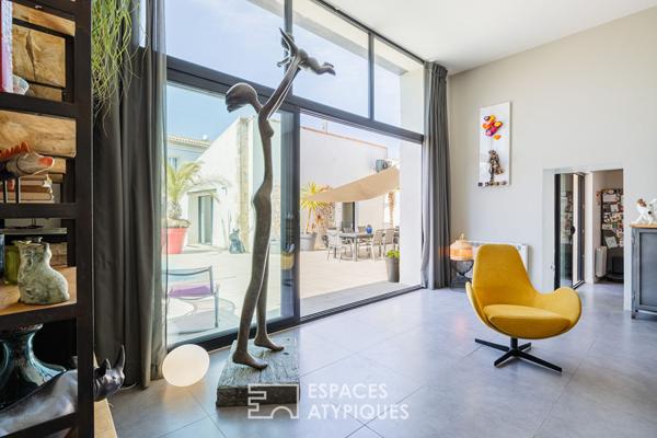 Ancien chai devenu écrin contemporain