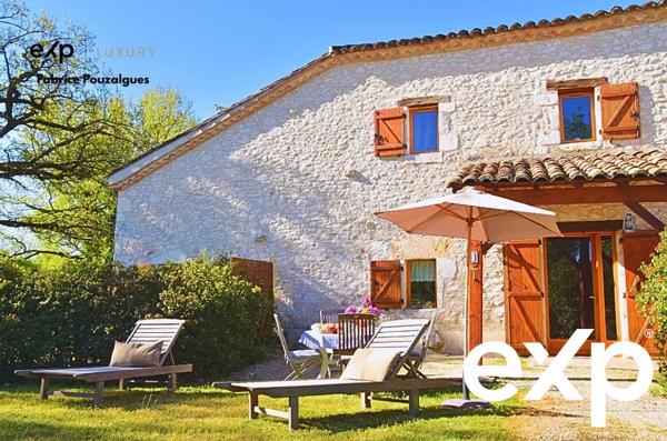 Propriété rare de 8,5 ha avec vue dominante, gîtes, sans contrainte d’exploitation