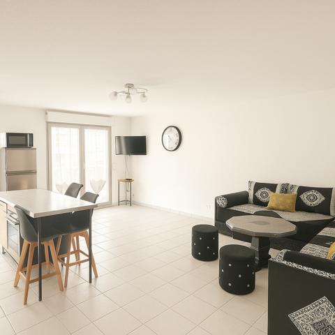 Marseille (13003) Grand T3 Terrasse et Parkings !