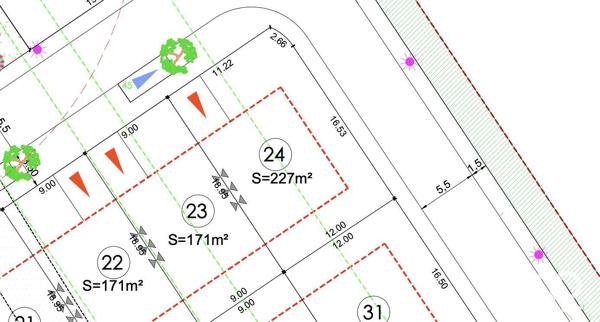 Terrain à vendre 227 m² Perpignan