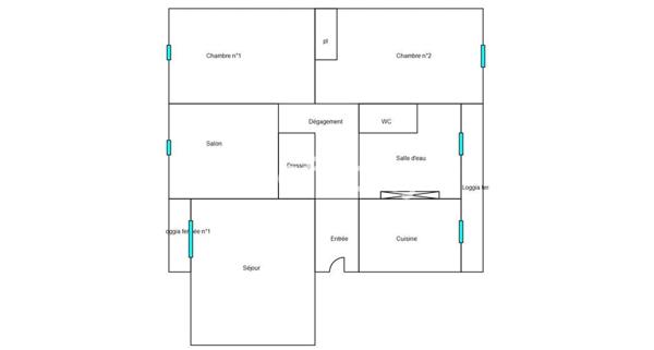 Appartement 4 pièces - 68 m² Exclusivité efficity