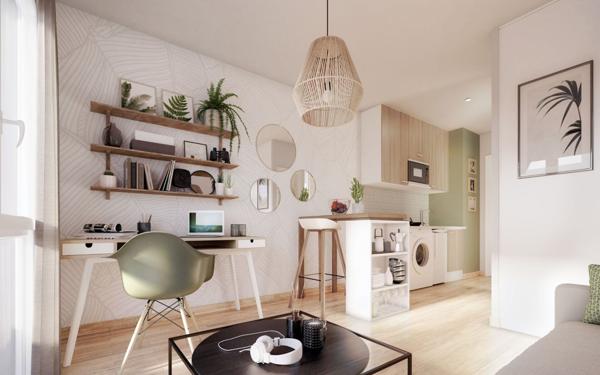 Appartement à vendre    1 pièce • 26,20 m2 Marseille 6