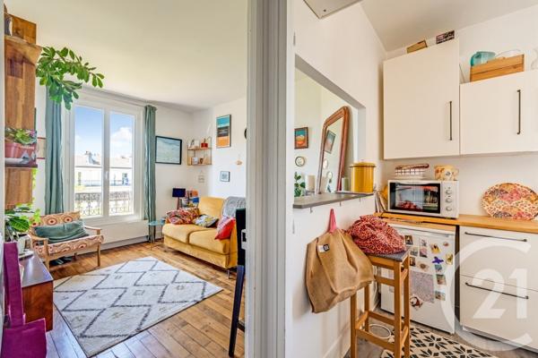 Appartement F2 à vendre  2 pièces - 34,50 m2 PARIS - 75020