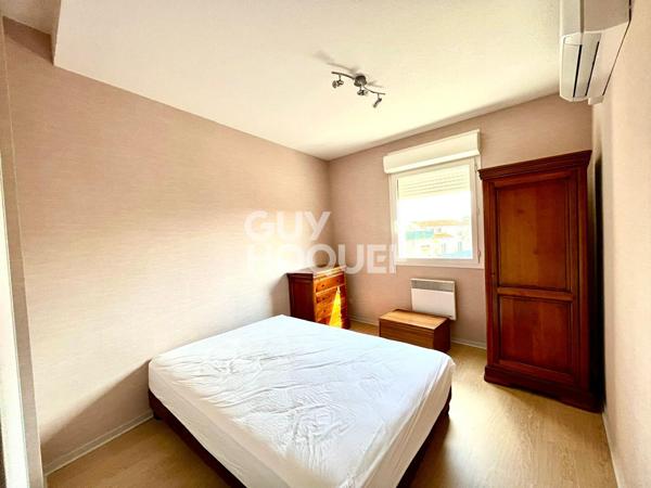 Appartement T2 climatisé avec terrasse et garage fermé