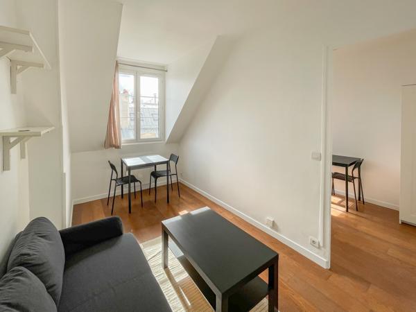 Paris 2ème - A LOUER - 2 pièces meublé de 26 m²
