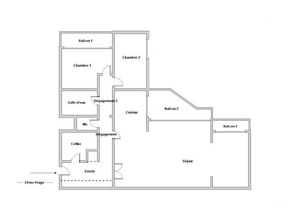 Appartement F4 à vendre  4 pièces - 86,60 m2 LE KREMLIN BICETRE - 94