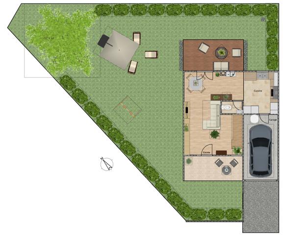 Maison 3 pièces - 80 m²