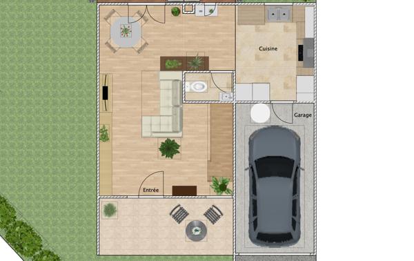 Maison 3 pièces - 80 m²