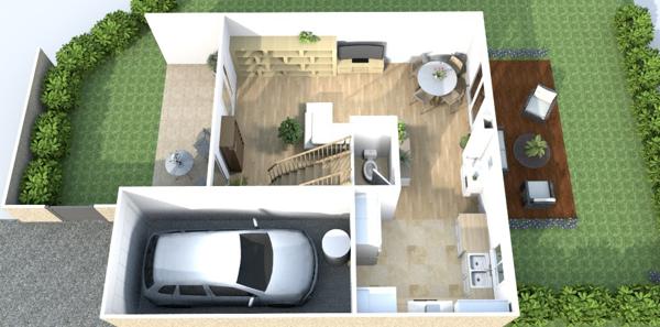 Maison 3 pièces - 80 m²