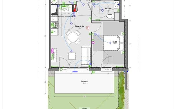 Appartement à vendre    2 pièces • 41,40 m2 Saint-Paul-lès-Dax