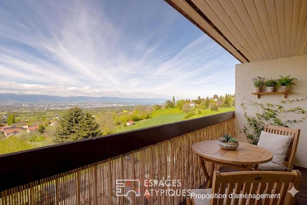 Duplex rénové par architecte avec vue imprenable