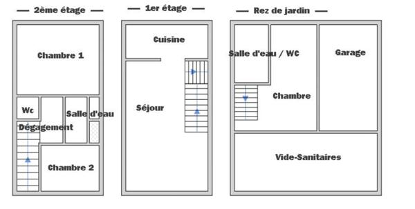 Maison 4 pièces - 90 m²