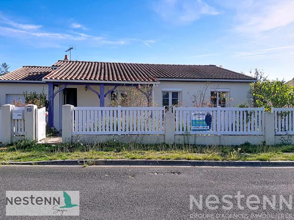 Maison de plaind-pied à vendre à Saujon,98m², 3 Chambres, et Garage Double, quartier résidentiel !