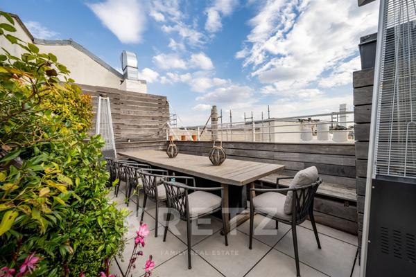 Penthouse d'exception sur l'Arc de Triomphe.