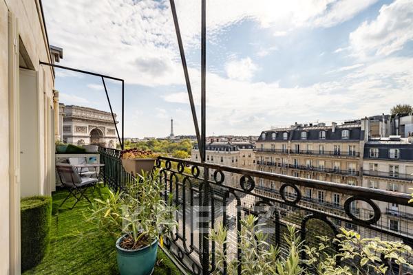 Penthouse d'exception sur l'Arc de Triomphe.