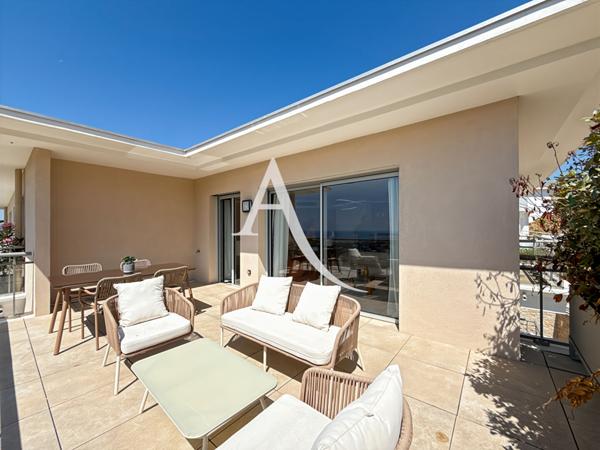 Dernier étage - Vue mer panoramique - Appartement 4 pièces neuf au Cannet