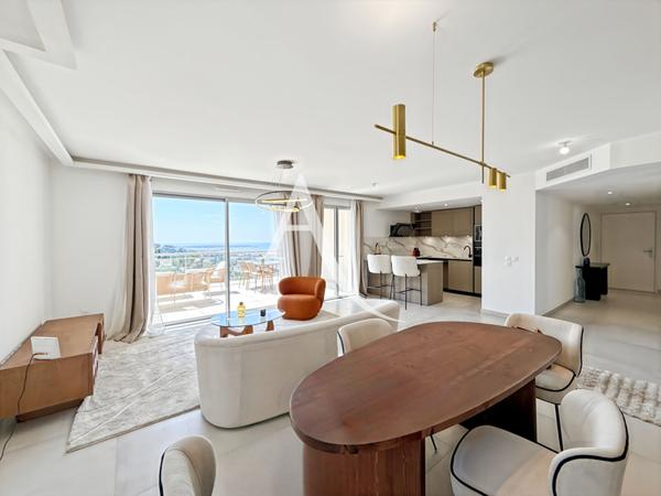 Dernier étage - Vue mer panoramique - Appartement 4 pièces neuf au Cannet
