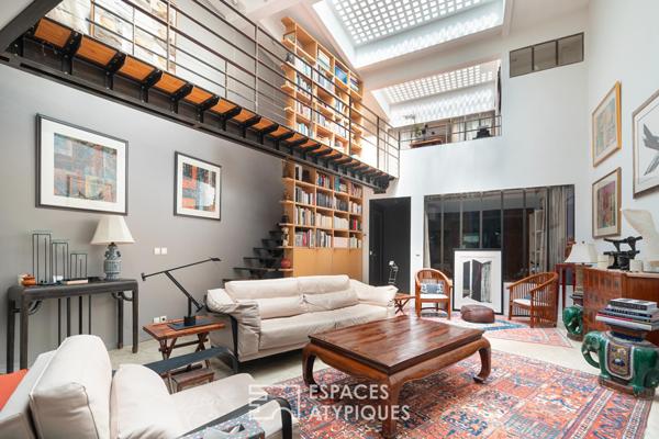 Loft avec rooftop, jardin et terrasse