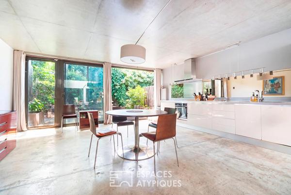 Loft avec rooftop, jardin et terrasse