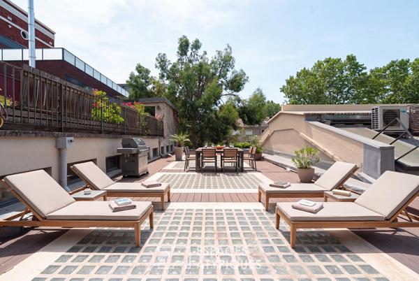 Loft avec rooftop, jardin et terrasse