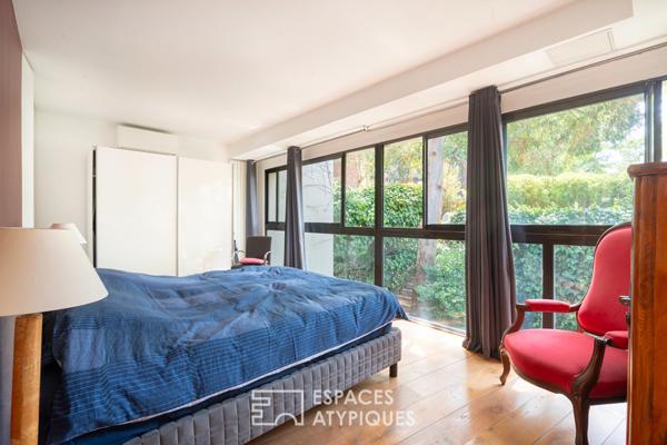 Loft avec rooftop, jardin et terrasse