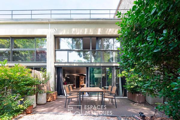 Loft avec rooftop, jardin et terrasse