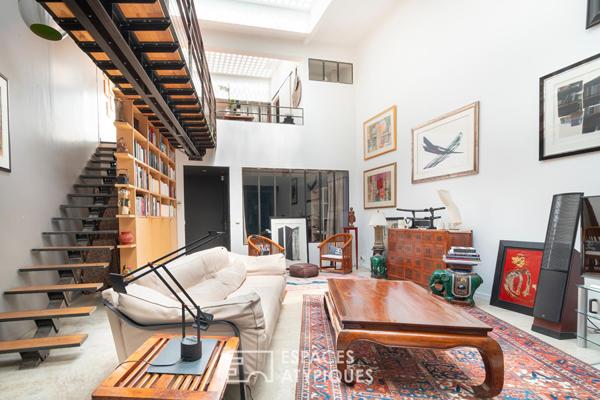 Loft avec rooftop, jardin et terrasse
