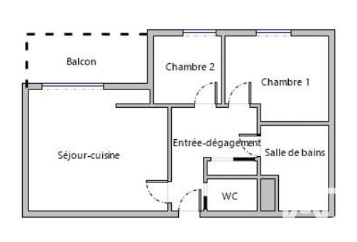 Appartement à vendre 3 pièces 61 m² Plaisance-du-Touch