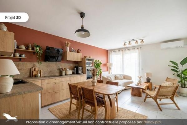 Appartement à vendre |  Bron |  3 pièces | 58,5 m²