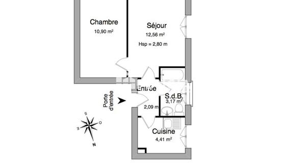 Location Appartement 2 pièces 33.13 m² - Toulon 83000