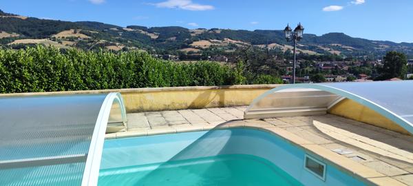 Sainte-Foy-l'Argentière (69610) maison sur sous-sol avec grand terrain et piscine