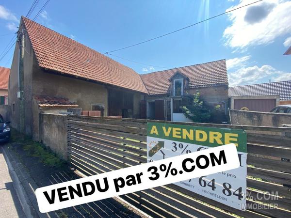 3%.COM Grange à rénover au centre de Pfettisheim Pfettisheim (67370)