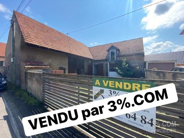 3%.COM Grange à rénover au centre de Pfettisheim Pfettisheim (67370)