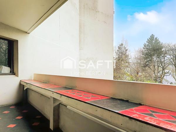 Appartement spacieux 4 pièces de 93 m2 et balcons