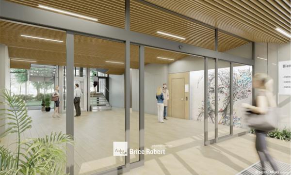 Bureaux neufs à vendre ou à louer à Rillieux La Pape architecture moderne