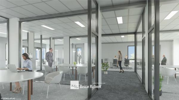 Bureaux neufs à vendre ou à louer à Rillieux La Pape architecture moderne