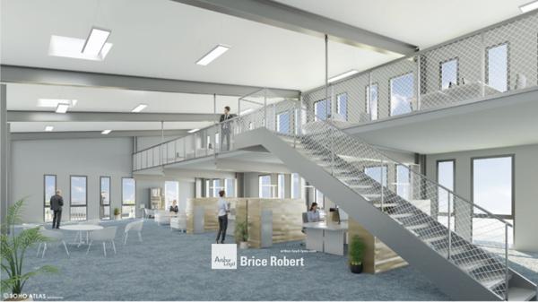 Bureaux neufs à vendre ou à louer à Rillieux La Pape architecture moderne
