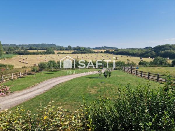 Maison 195 m2, 4 chambres, 2 salles d'eau, 2214 m2 terrain