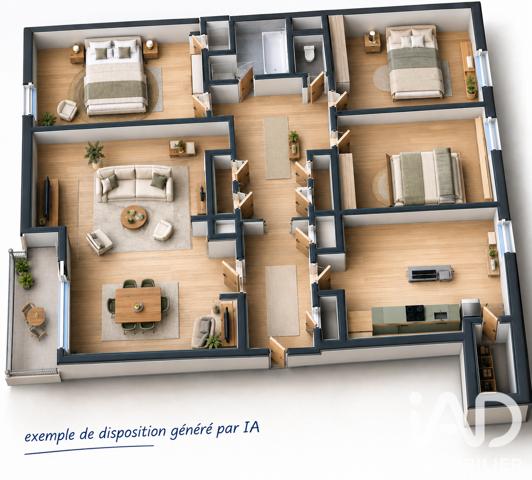 Appartement à vendre 5 pièces 93,13 m² Dijon