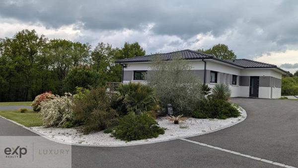 Tranquillité et espace – Propriété moderne avec terrain boisé