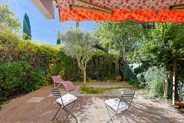 Aix-en-Provence (13100) Appartement 2 pièces en rdc avec grande terrasse, cave et parking