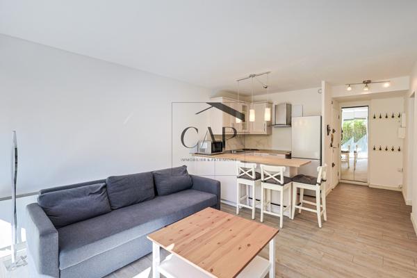 Aix-en-Provence (13100) Appartement 2 pièces en rdc avec grande terrasse, cave et parking