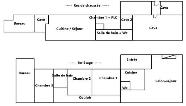En exclusivité: Idéal projet familial ou artisanal – Propriété ancienne à rénover - T4 173 m² en r+1 et 212 m² de dépendances sur 2 548 m² de terrain plat et clôturé – Aubagne / Éoures