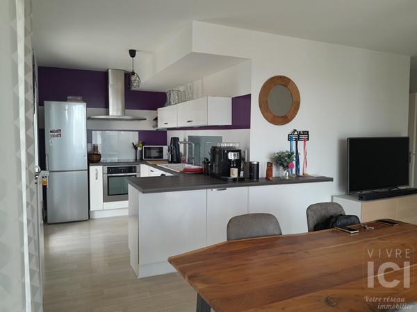 Appartement Saint Herblain 3 pièce(s) 62.33 m2 - Terrasse 31m² - Parking - Grenier