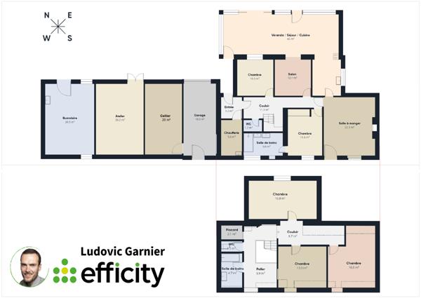 Maison 7 pièces - 179 m² Exclusivité efficity