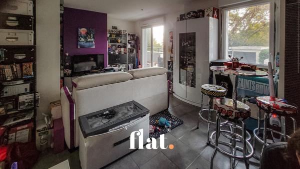 Nantes est - blvd jules verne - grand studio de 32.32 m2 - rdc - parking fermé et sécurisé